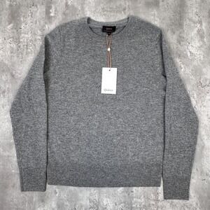 Quince Mongolian Sweater Womens XS Gray 100% Cashmere Classic Cozy Pullover NWT